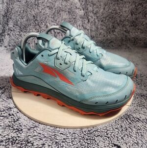 Altra Lone Peak 6 Dusty Teal Orange Trail Running Shoe Women’s Size 9